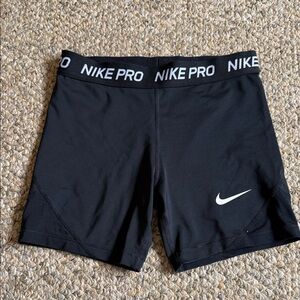 Nike Pro kids Athletic Black Shorts